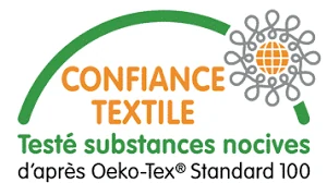OEKO-TEX â€” Standard 100 â€” tested for harmful substances